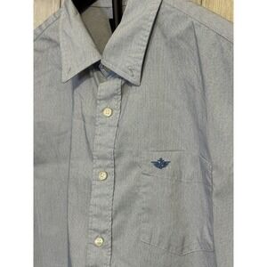 Men's Dockers Chambray Short Sleeve Button-Up Shirt – Size Large